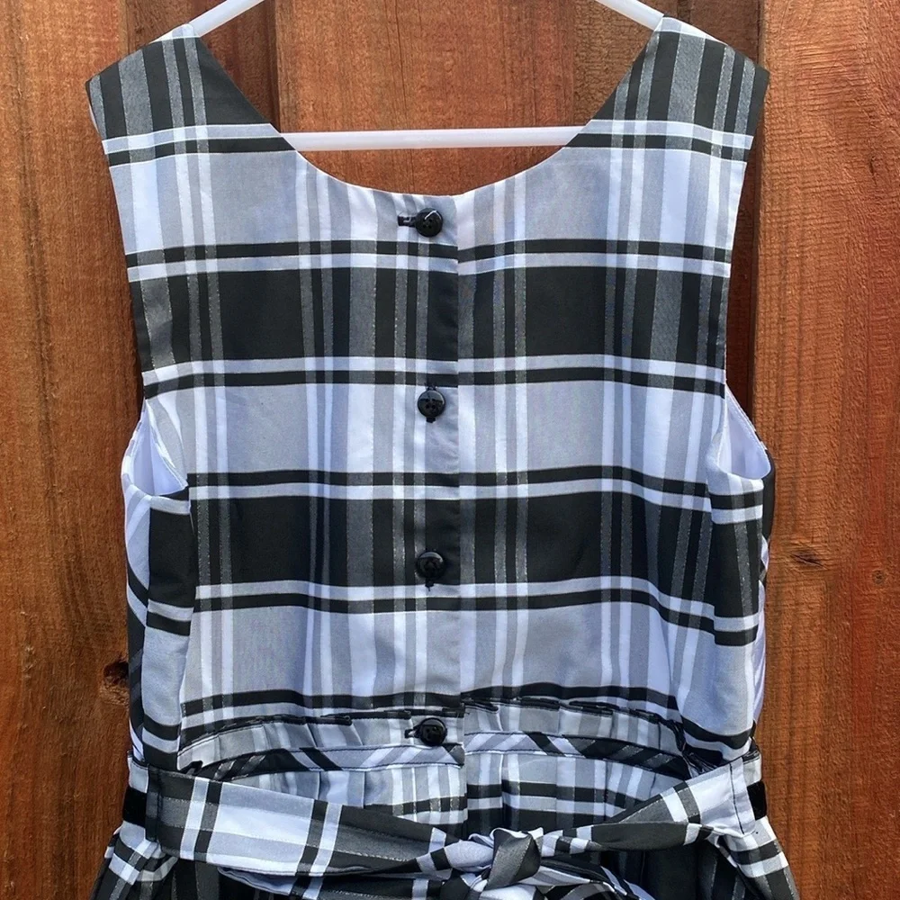 Jona Michelle Plaid Special Occasion Dress Size 12 Girls